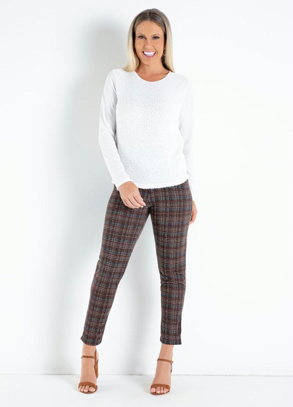 Outlet - Casaco Off White com Frente em Pêlo de Carneiro 3