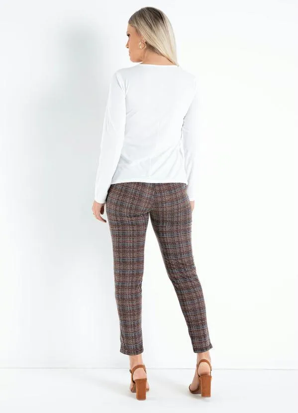 Queima Estoque - Casaco Off White com Frente em Pêlo de Carneiro 4