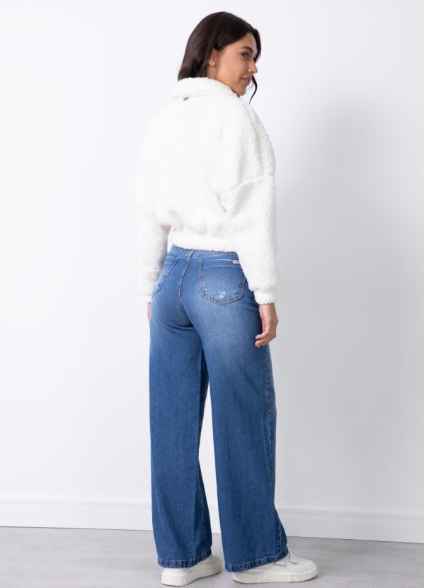 Quintess - Casaco Off White com Zíper 3