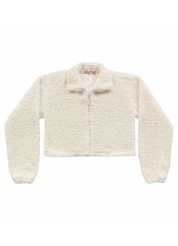 Angel - Casaco Pelo Lurex Branco 4