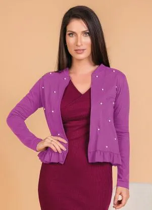 Rosalie - Casaco Pink  com Pérolas - ROSALIE