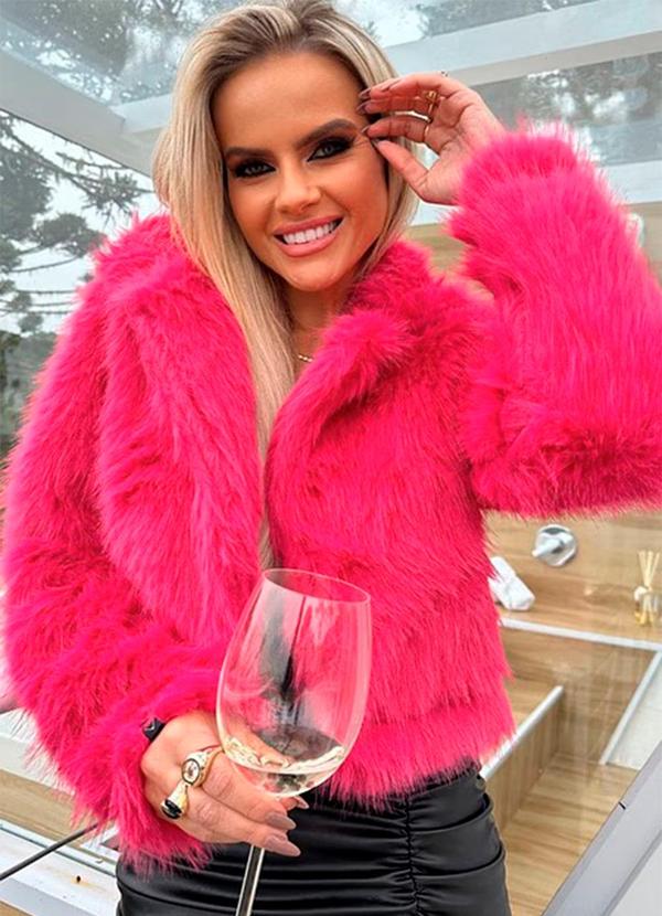 Amo Brand - Casaco Poly Pink