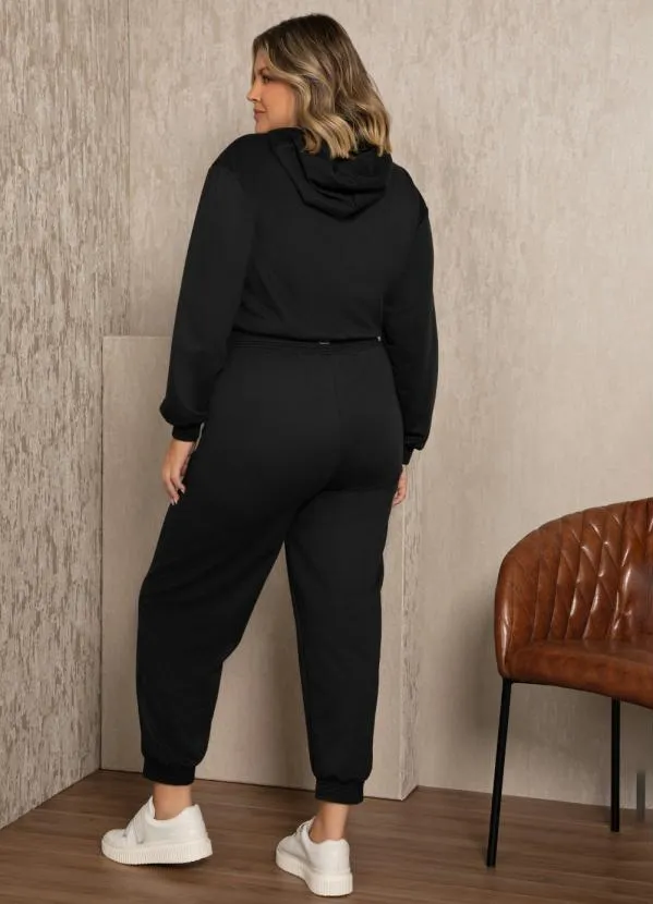 Quintess - Casaco Preto com Capuz 8