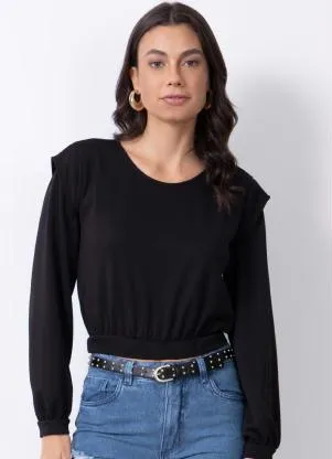 Quintess - Casaco Preto com Gota Costas - QUINTESS