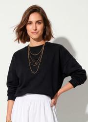 Casaco Preto Oversized Genderless em Moleton