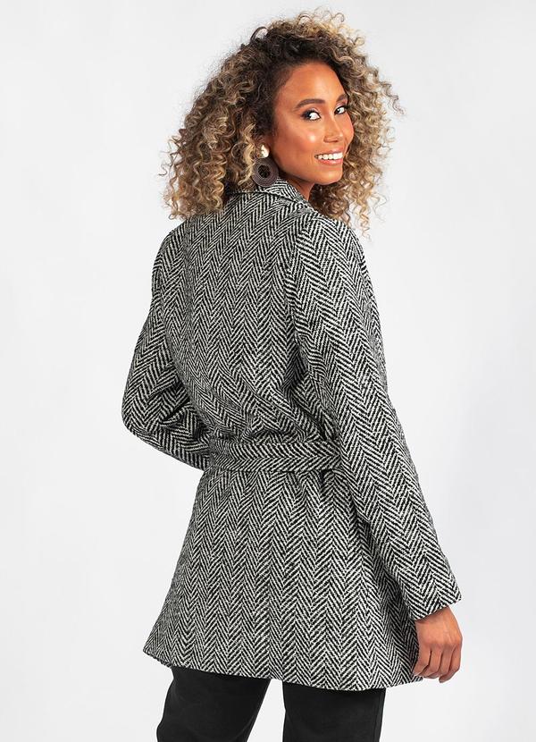 Hering - Casaco Tecido Jacquard Preto 2