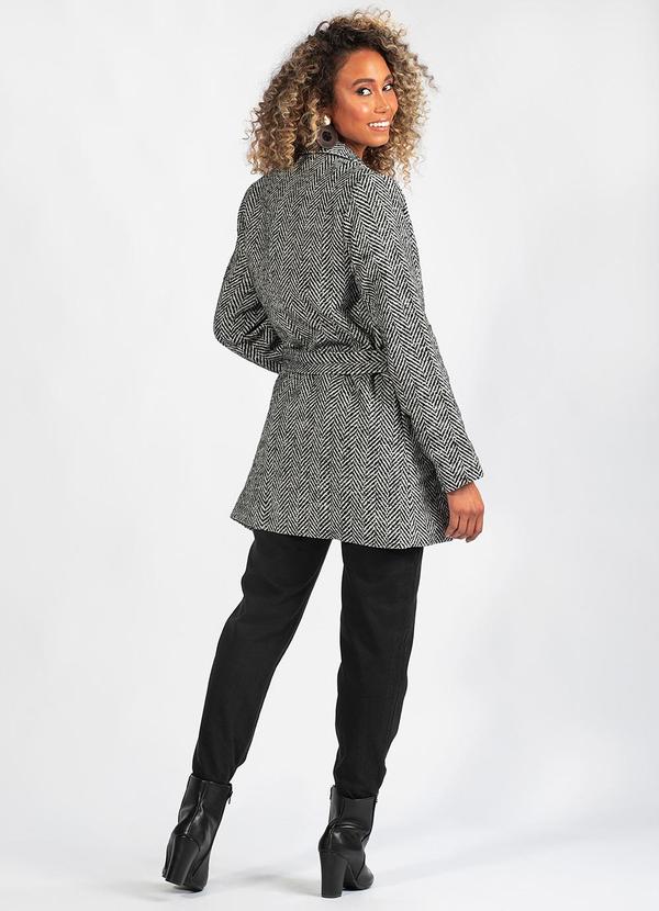 Hering - Casaco Tecido Jacquard Preto 4