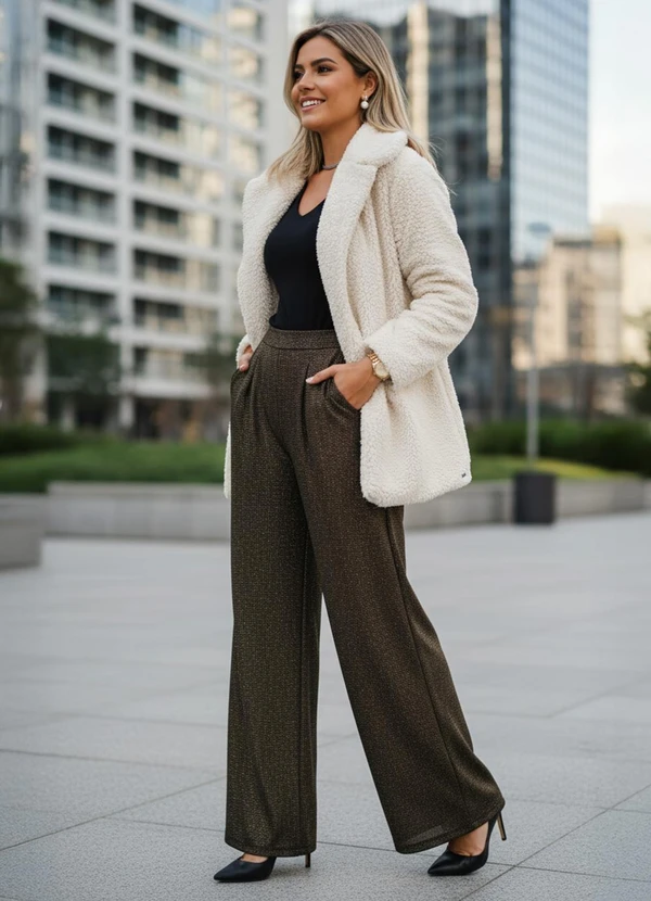 Quintess - Casaco Teddy Alongado Off White 3