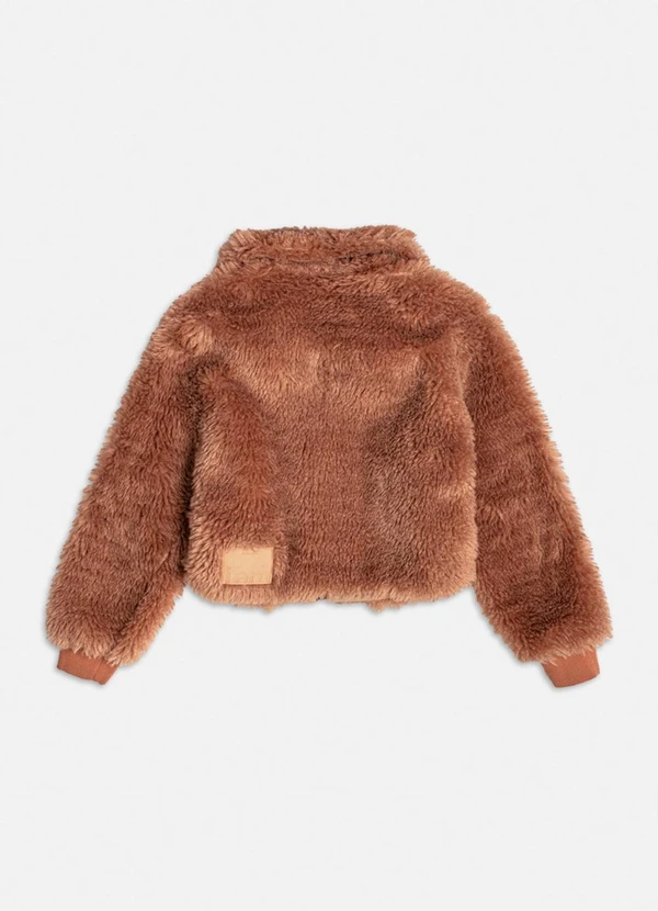 Authoria - Casaco Teddy Caramelo Bege 2