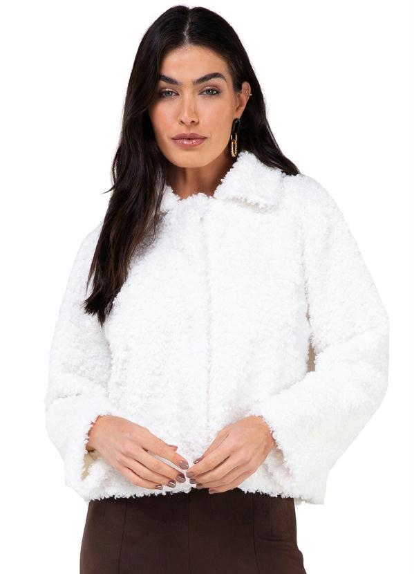 Endless - Casaco Tedy Feminino Bege