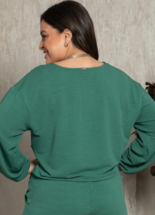 Quintess - Casaco Verde com Bolsos Funcionais 8