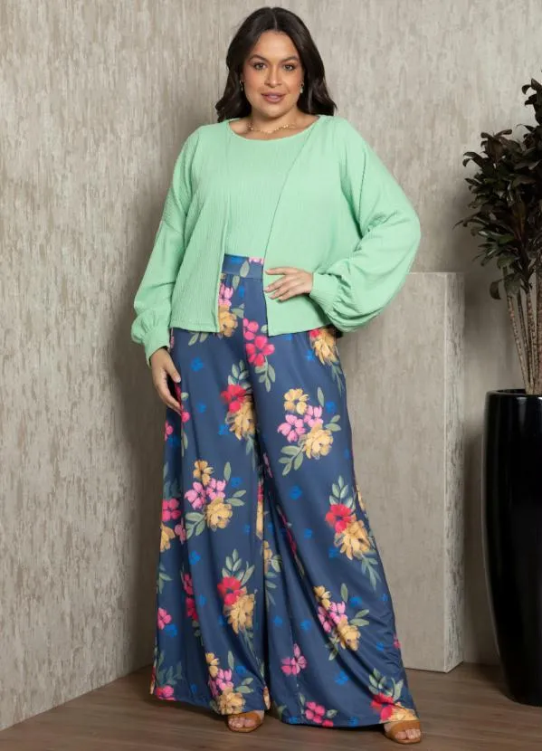 Quintess - Casaco Verde com Manga Bufante 3