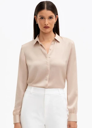 Principessa - Camisa Manga Longa Nude Rosê Alicia - PRINCIPESSA