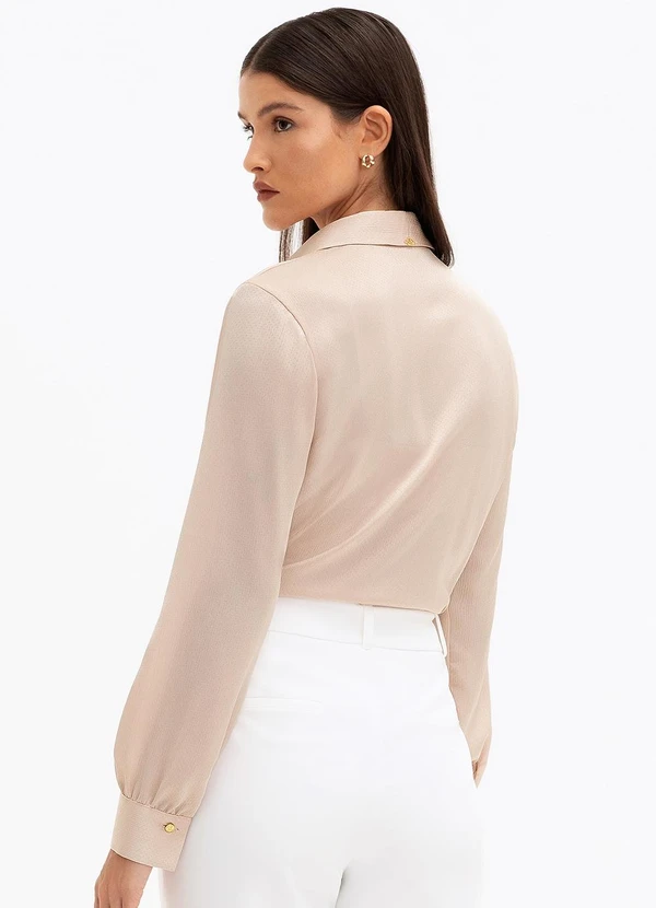 Principessa - Camisa Manga Longa Nude Rosê Alicia 2