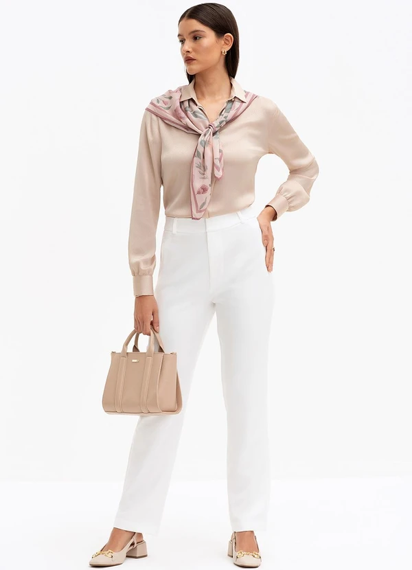 Principessa - Camisa Manga Longa Nude Rosê Alicia 5