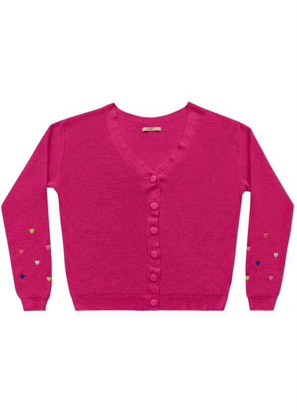 Angel - Casaqueto Tricot Rosa