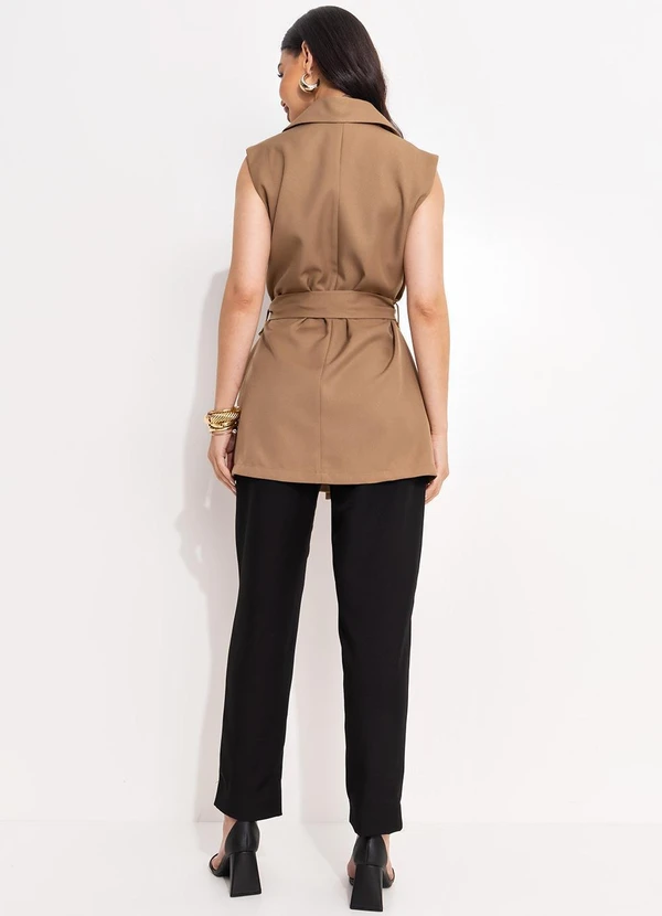 Quintess - Colete Bege em Alfaiataria 14