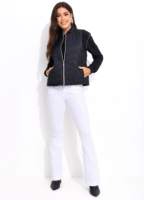 Bimini - Colete Preto em Microfibra 4