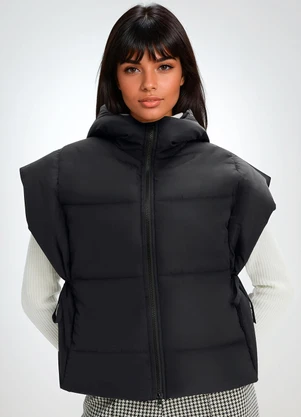 bonprix - Colete Preto em Tactel - BONPRIX