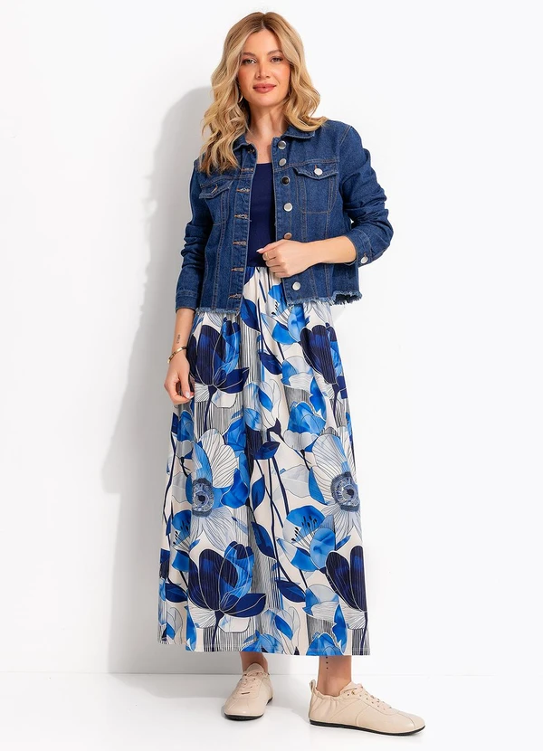 Quintess - Jaqueta Azul Escuro em Jeans 3