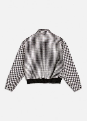 Authoria - Jaqueta de Tweed Pied Poule Branco - AUTHORIA