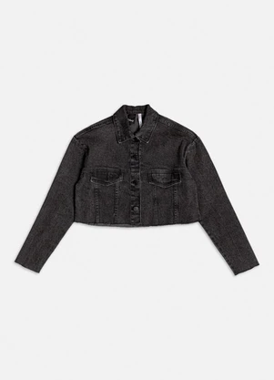 Authoria - Jaqueta Jeans Black do Mickey Preto - AUTHORIA