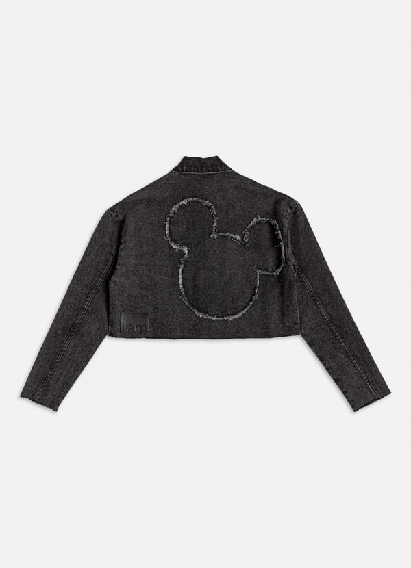 Authoria - Jaqueta Jeans Black do Mickey Preto 2
