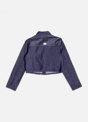 Authoria - Jaqueta Jeans com Foil Azul - AUTHORIA