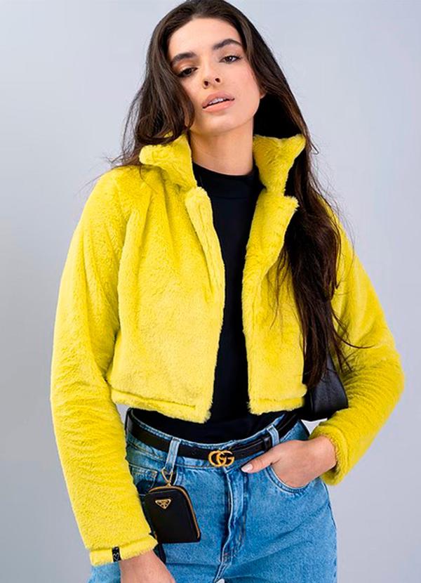 Amo Brand - Jaqueta Moly Amarelo
