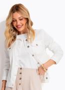 Jaqueta Off White em Jeans