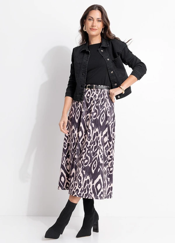 Quintess - Jaqueta Preta em Sarja 10