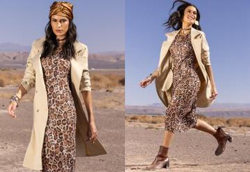 Sobretudo Bege em Crepe Plano