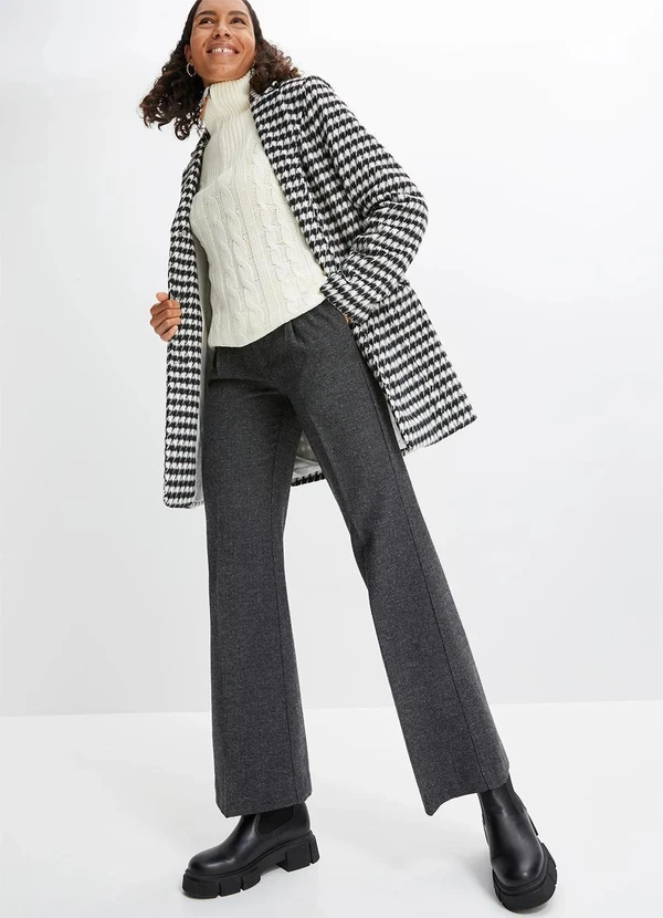 bonprix - Sobretudo Pied Poule em Tweed 4