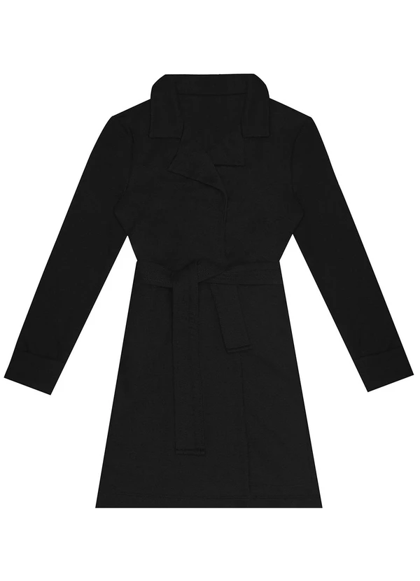 Rovitex - Trench Coat Feminino Preto 4