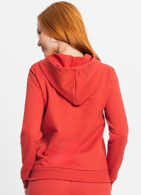 Rovitex - Blusão com Capuz Feminino Laranja 2