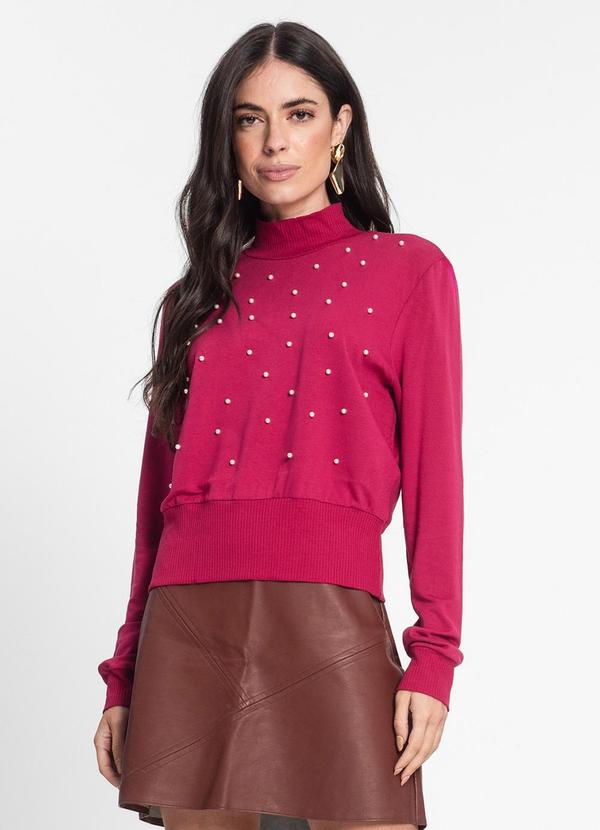 Rovitex - Blusão Feminino em Molecotton Vermelho