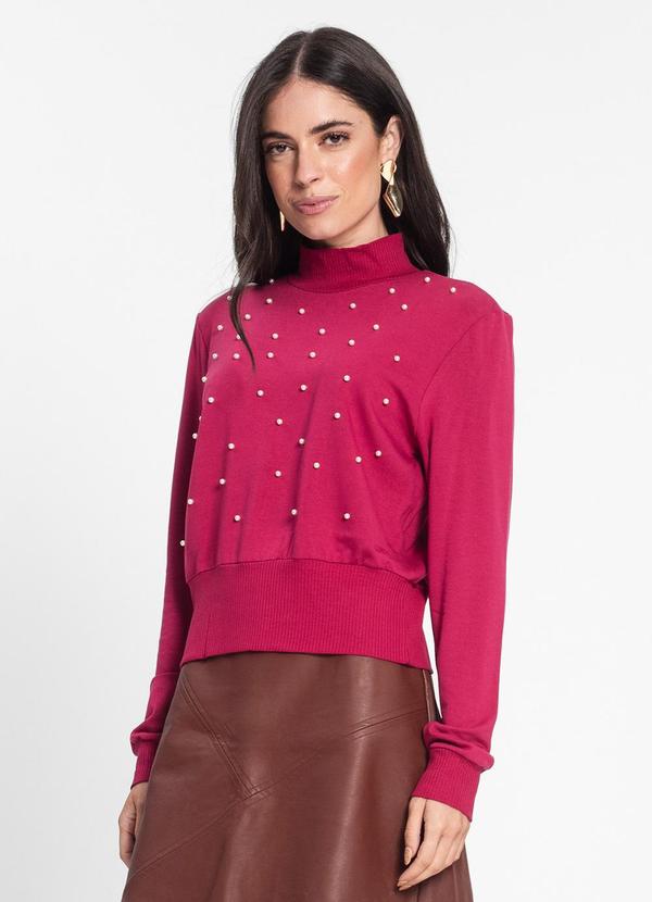 Rovitex - Blusão Feminino em Molecotton Vermelho 2