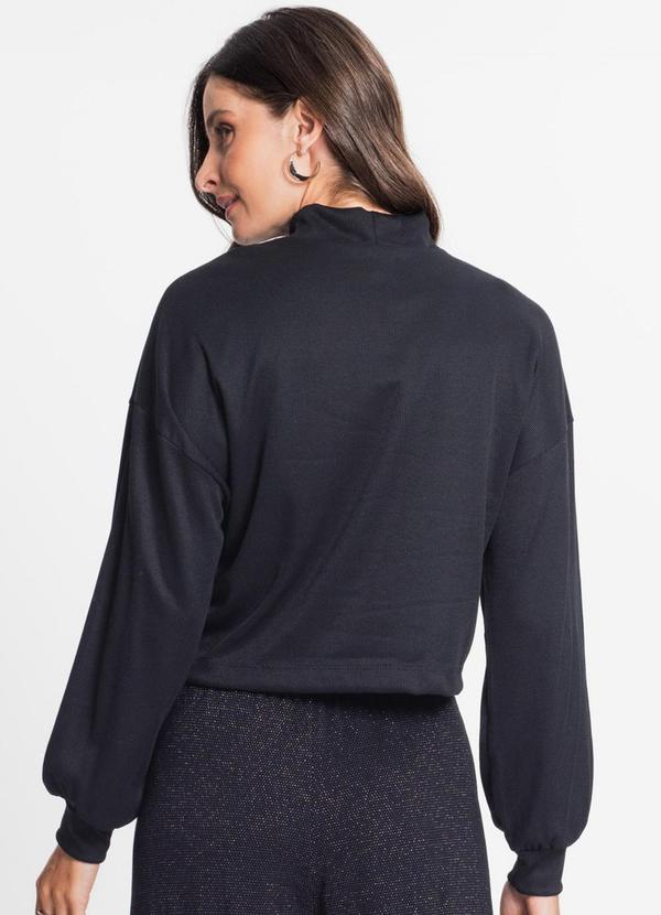 Rovitex - Blusão Feminino Gola Alta Preto 2