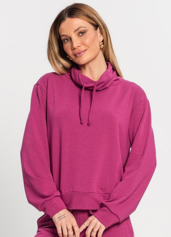 Rovitex - Blusão Feminino Molecotton Kohmar Rosa