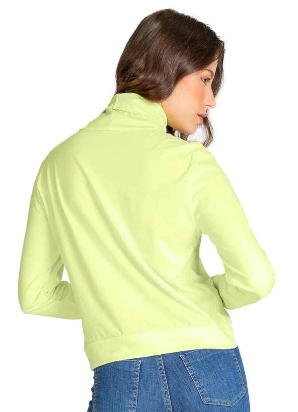 Infinita Cor - Blusão Gola Alta Amarelo 2