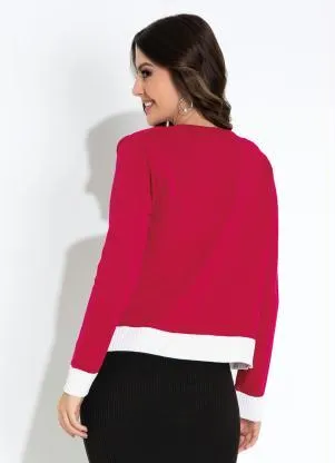 Rosalie - Cardigan Pink em Tricô - ROSALIE