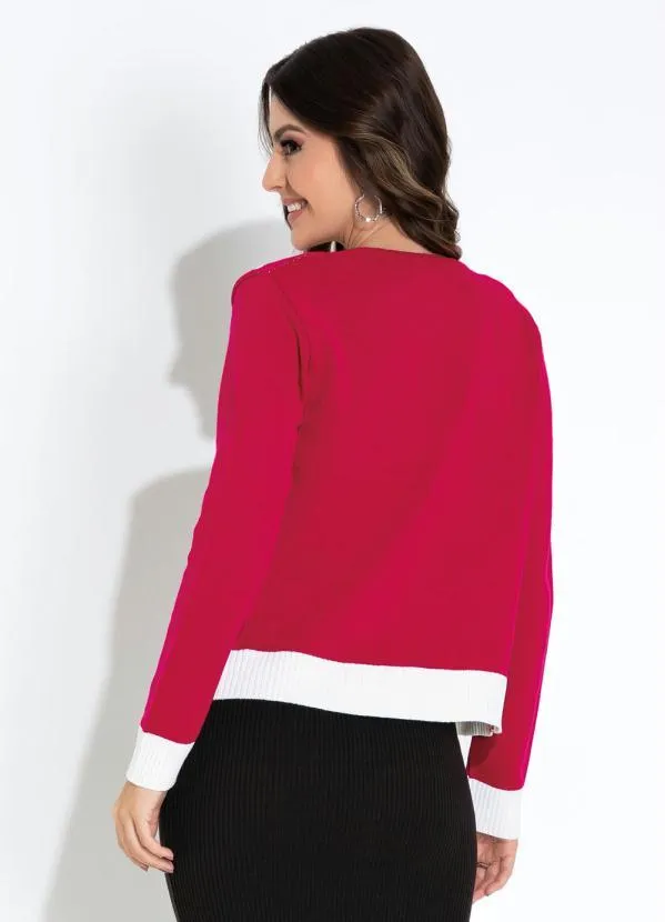 Rosalie - Cardigan Pink em Tricô 2