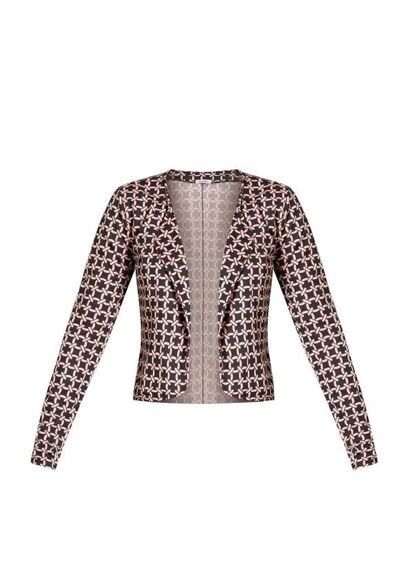 Rosalie - Casaco Estampado Moda Evangélica Recorte Costas 6