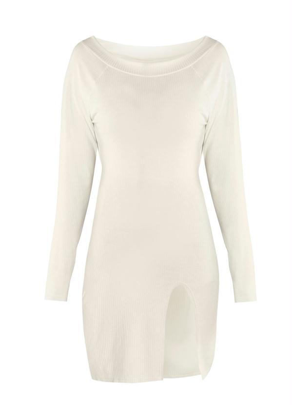 Queima Estoque - Casaco Manga Longa Off White 5