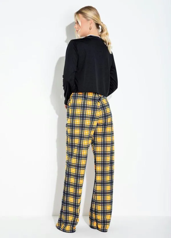 Moda Pop - Casaco Preta com Botões Funcionais 6