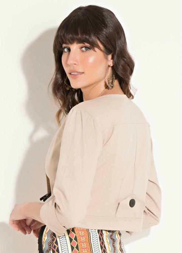 Quintess - Casaquinho Bege Mangas 3/4 2