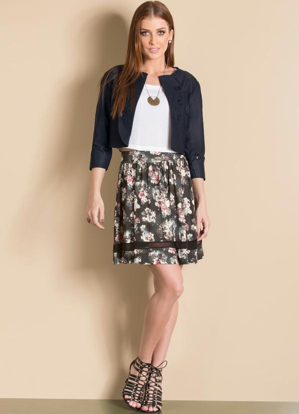 Quintess - Casaquinho Preto Mangas 3/4 5