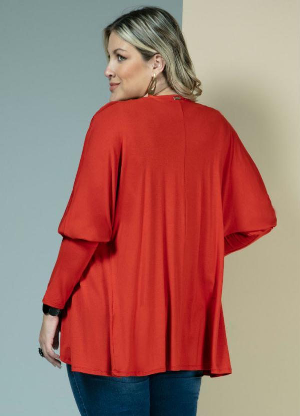 Quintess - Casaquinho Telha com Mangas Bufantes 6