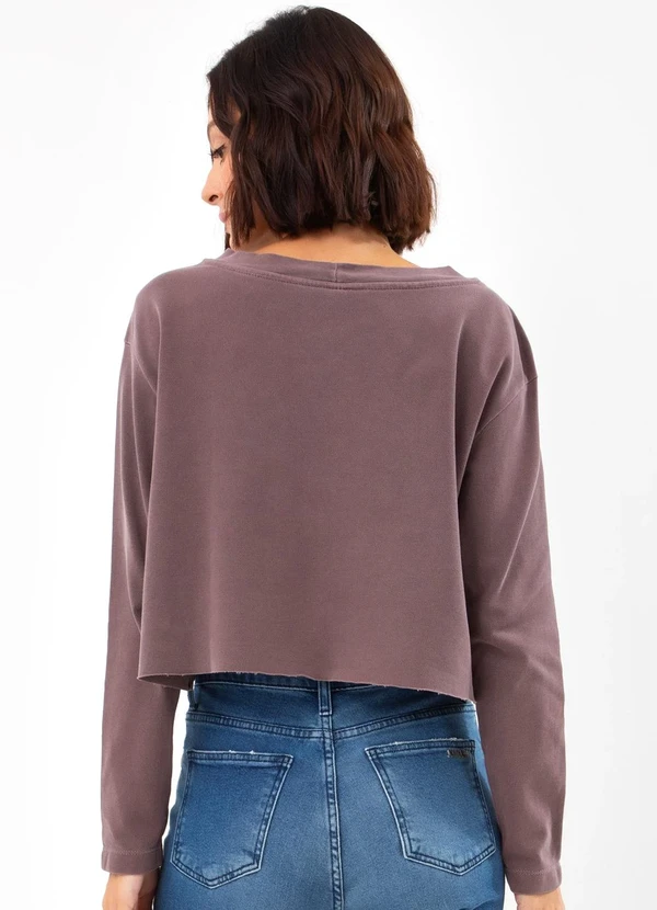 John John - Moletom Manga Longa Line Wine Vinho 2