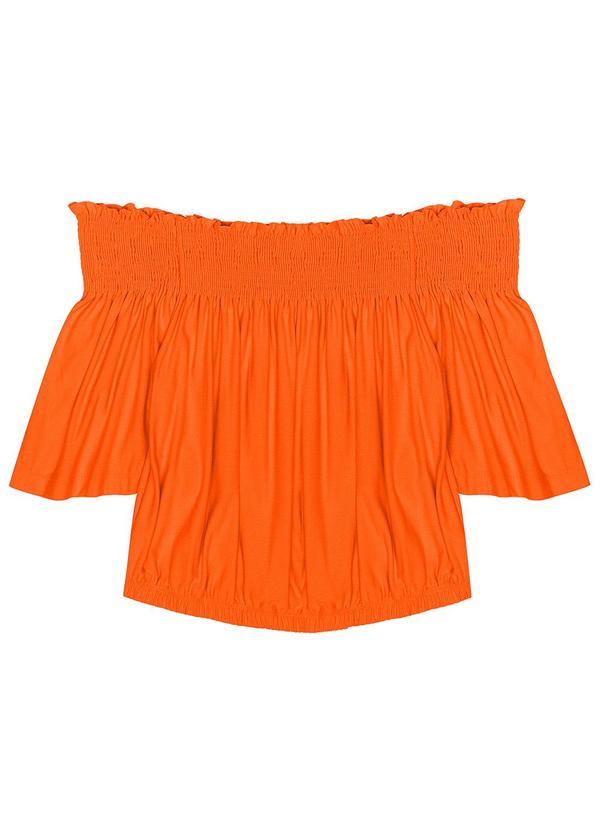 Rovitex - Blusa Ciganinha Feminina Laranja 5